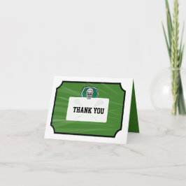 Lacrosse Ticket VIP Bar Mitzvah Gracias Tarjeta