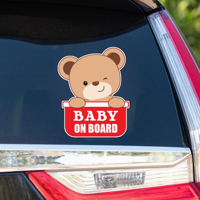 Lactante Bear Bear Bear A Bordo Pegatina De Coche (Subido por el creador)