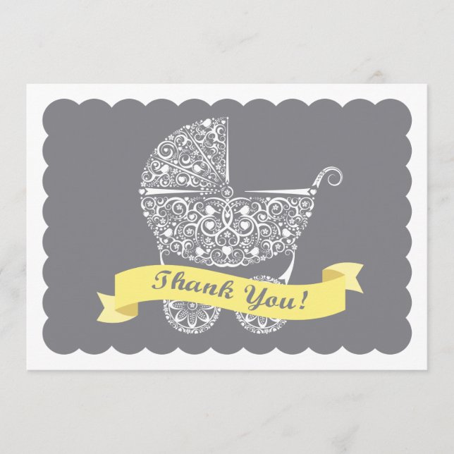 Lacy Baby Carrie Gracias Nota Amarillo (Anverso)