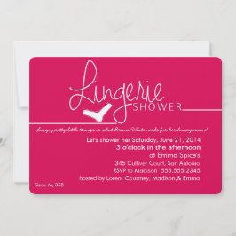 Lacy, Little Lingerie Shower Invitación
