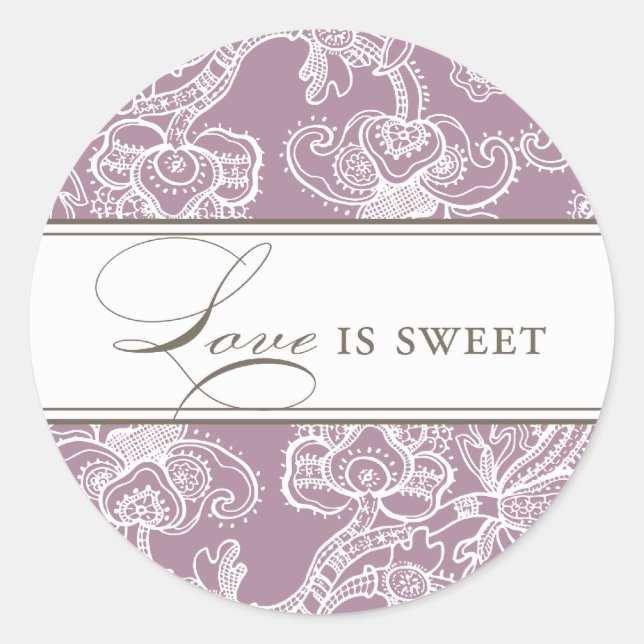 Lacy Love es un dulce Pegatina (Anverso)