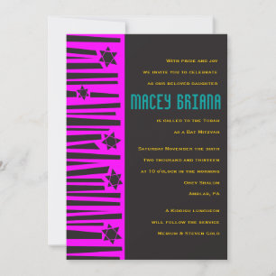LADDER al STARS Bar Bat Mitzvah Invitación