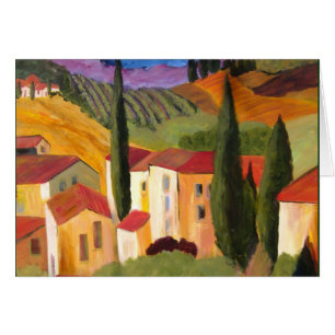 Ladera toscana del artista Teresa Cazador de