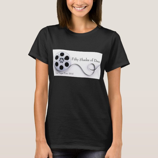 Ladies Black Jersey V-neck (Anverso)