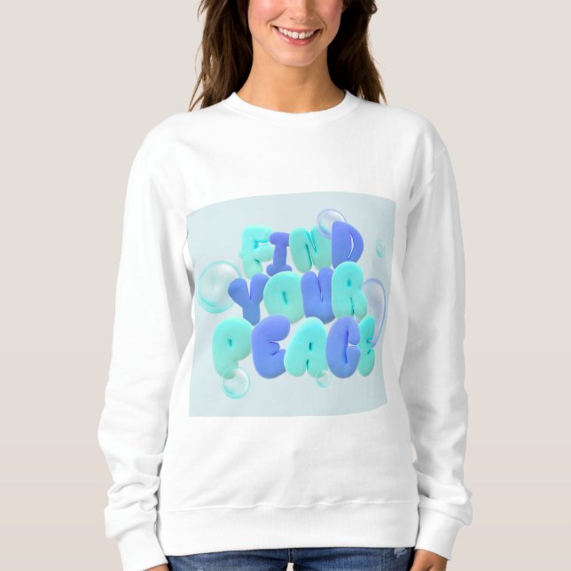 Ladies Find Your Peace Long Sleeve Top (Anverso)