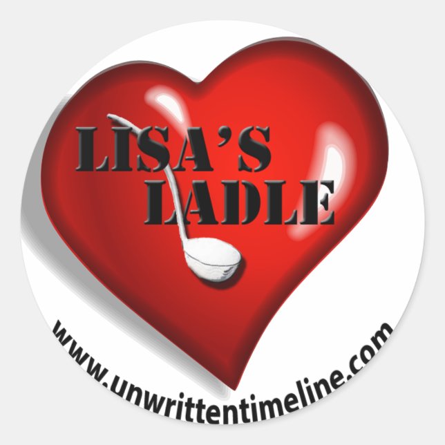 Ladle pegatina de Lisa (Anverso)