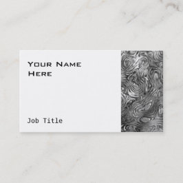 Lado blanco de la tarjeta de visita de impresión c