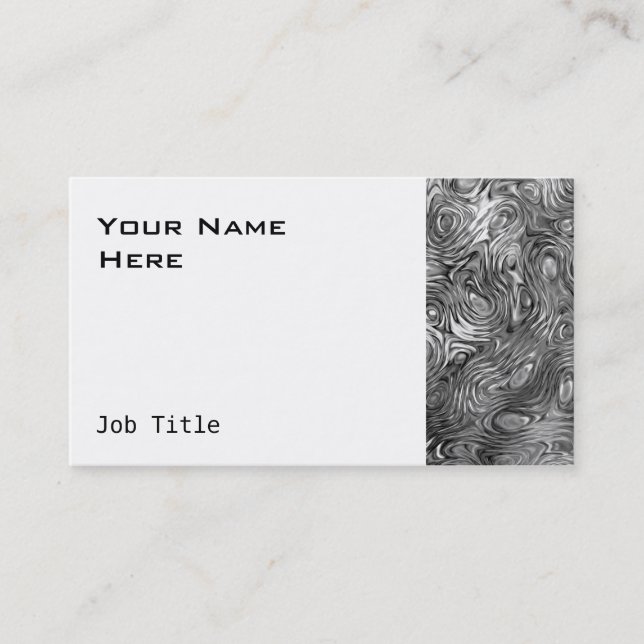 Lado blanco de la tarjeta de visita de impresión c (Anverso)