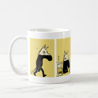 Lado oscuro de la taza de café del caballo #1