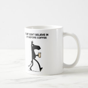 Lado oscuro de la taza de café del caballo #2