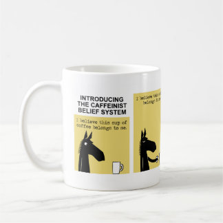 Lado oscuro de la taza de café del caballo #3