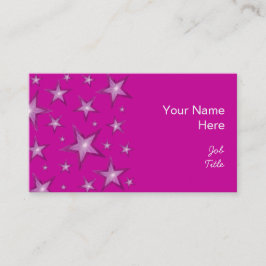 Lado rosa de la tarjeta de visita de las Estrellas