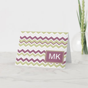 Ladrillo Chevron monogramado