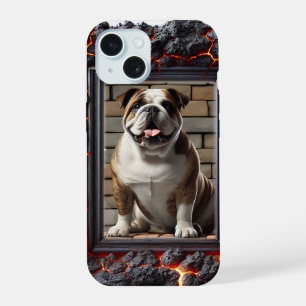 Ladrillo del estuche del teléfono del bulldog