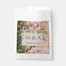 Ladrillos pintados Bolsas de Favor de la Boda Verd