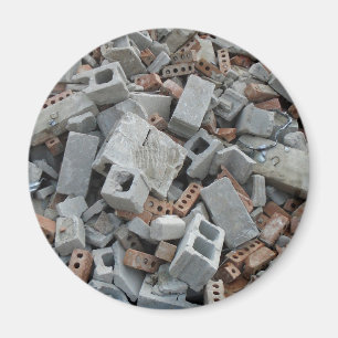 Ladrillos y bloqueos Imán de escombros de demolici