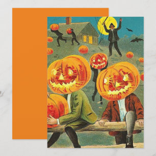 Ladrones de cabeza de calabaza de Halloween