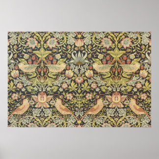 Ladrones de fresa por William Morris, arte vintage
