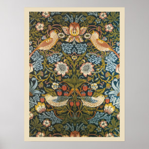 Ladrones de fresa por William Morris, arte vintage