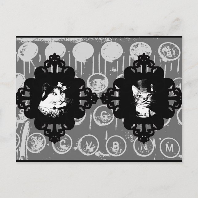 Lady Abigail y la postal del gato Sir Oswin (Anverso)