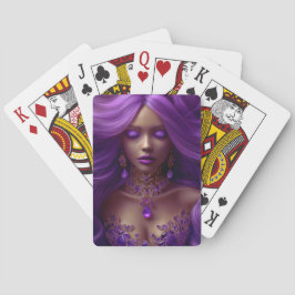 Lady Amethyst Clásico Jugando Cartas