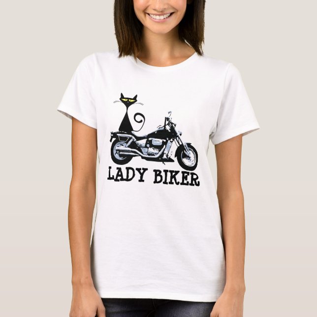 LADY BIKER, camisetas CAT (Anverso)