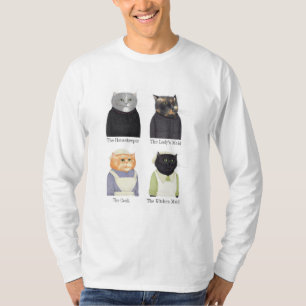 LADY CATS Camiseta de manga larga básica masculina