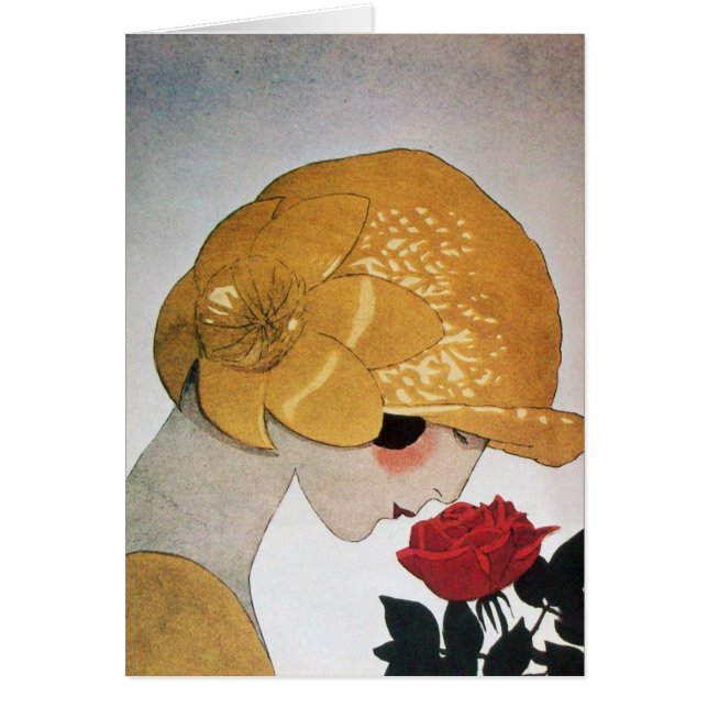 LADY CON ROSA ROJA (Frente)