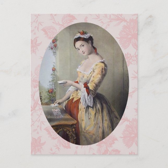 Lady con tarjetas (Anverso)