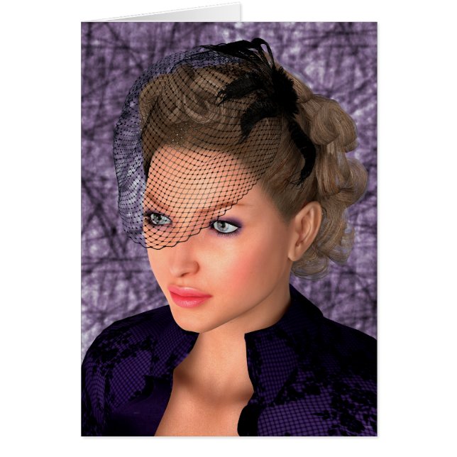 Lady en morado (Frente)