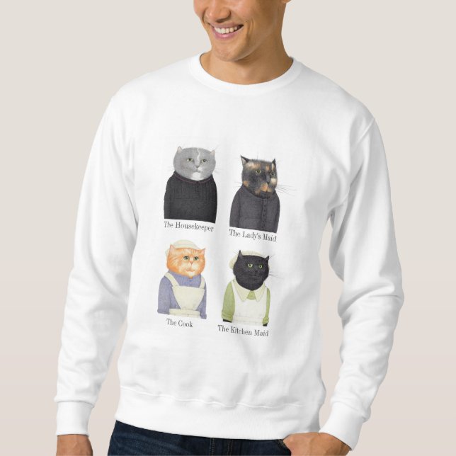 LADY GATS Camisas sudaderas básicas masculinas (Anverso)