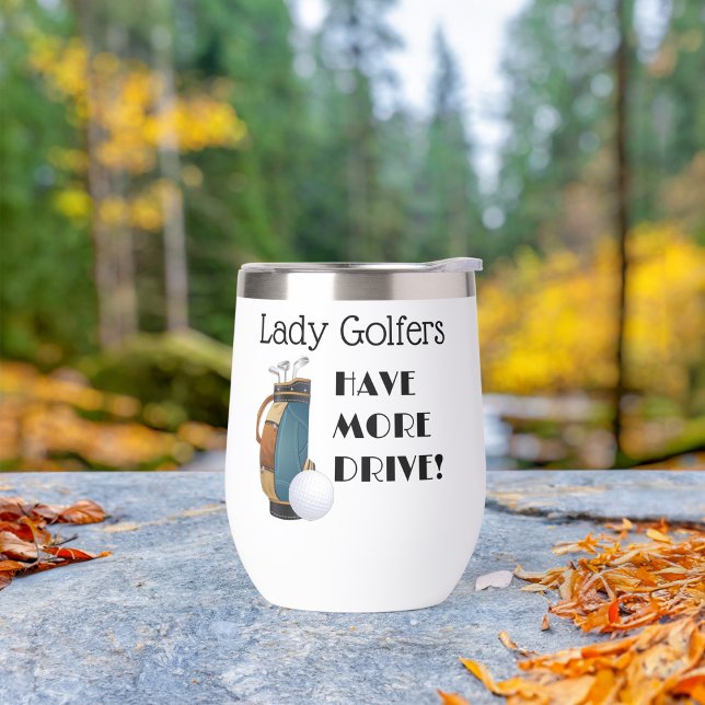 Lady Golfers Tiene Más Tumbler De Vino Termal (Subido por el creador)