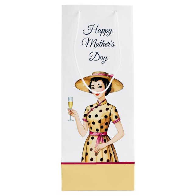Lady In Cheongsam Vestido Con Bolsa De Regalo De P (Reverso)