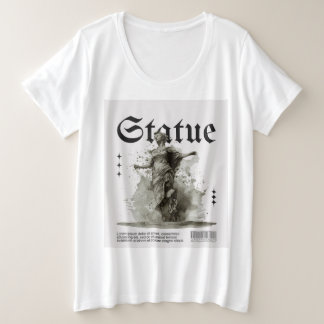 Lady Liberty: Estatua femenina de la camiseta de l