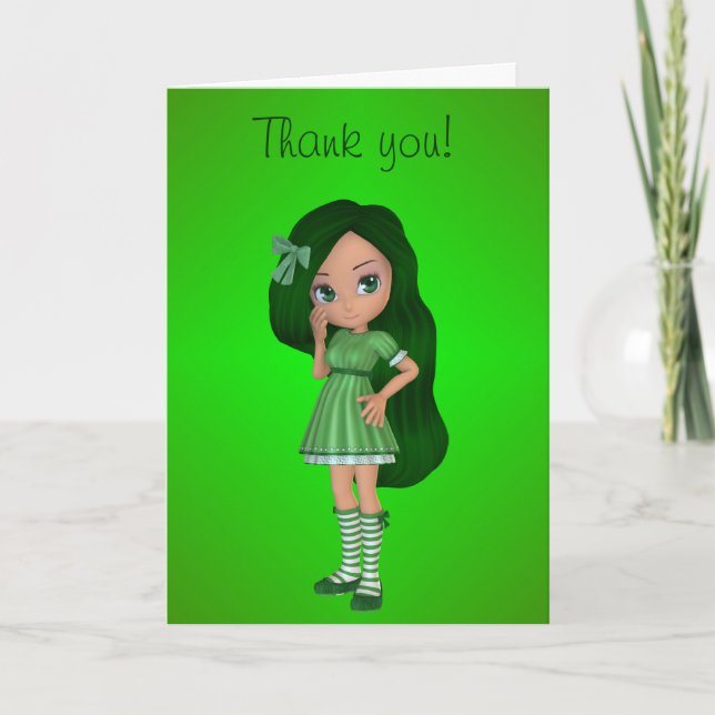 Lady Lime Gracias Tarjeta (Anverso)