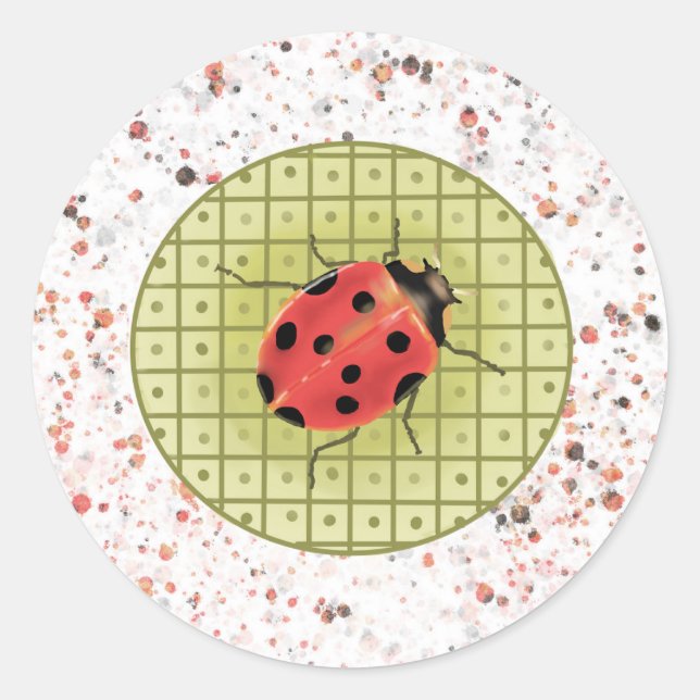 Lady Luck pegatina (Anverso)