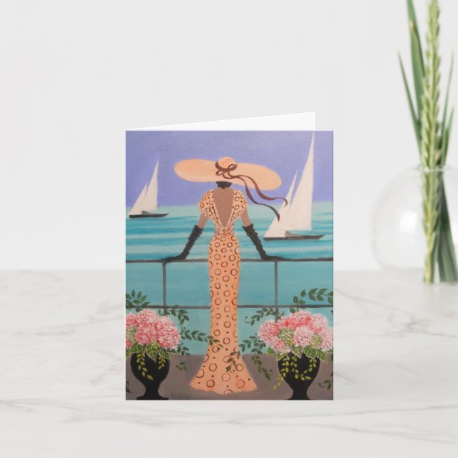 Lady on a Cruise, tarjeta de notas (Anverso)