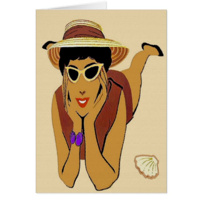 Lady On Beach, La Costa (Frente)