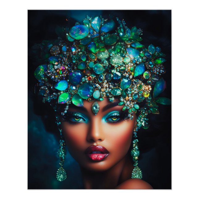 Lady Opal Glossy Poster (Anverso)