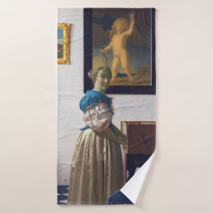 Lady parada en un Virginal, Johannes Vermeer