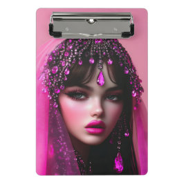 Lady Pink Sapphire Mini Portapapeles