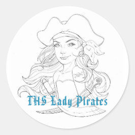 Lady Pirate Pegatina