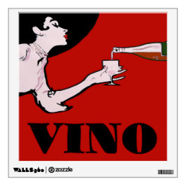 Lady Poster de estilo vINO-vintage