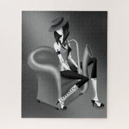 Lady Saxophonist - Rompecabezas de Jazz