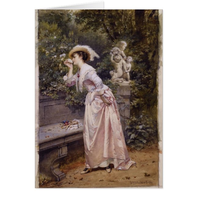 Lady Smelling Rosas (Frente)