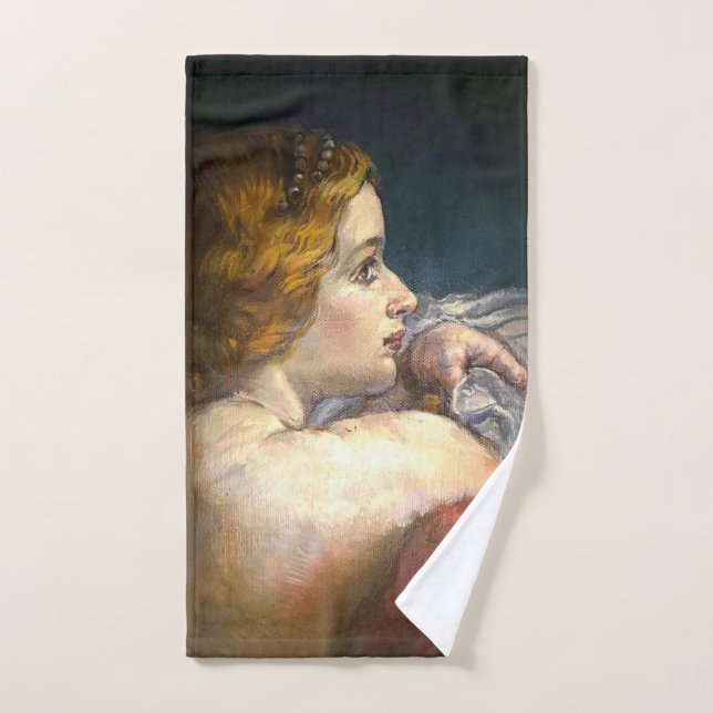 Lady Under the Moon Elegant Bath Toallas (Toalla de mano)