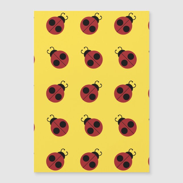 Ladybug 60s retro fresco amarillo (Anverso)
