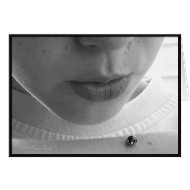 Ladybug blanco y negro (Anverso (Horizontal))