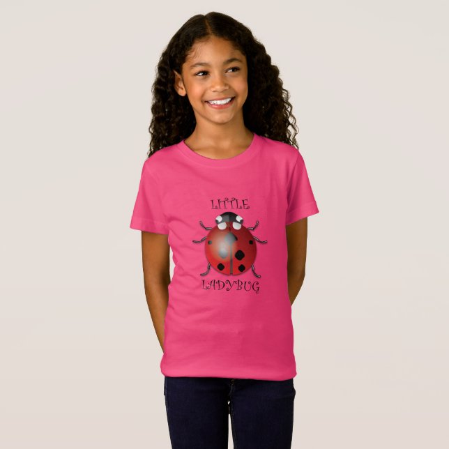 Ladybug - Camiseta fina de Jersey para Chicas (Anverso completo)