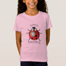 Ladybug - Camiseta fina de Jersey para Chicas